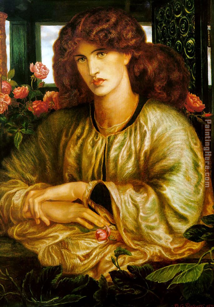 La Donna della Finestra painting - Dante Gabriel Rossetti La Donna della Finestra art painting